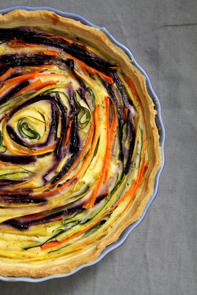 Gemüsetarte (Bunte Vegetable Spiral Tarte) | My CMS